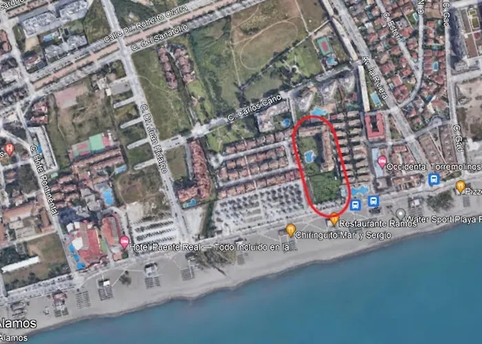 Playa De Alamos-playamar Malaga. Torremolinos